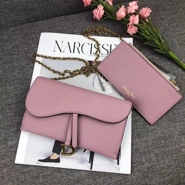 DIOR WITH CHAIN bag 26955 pink