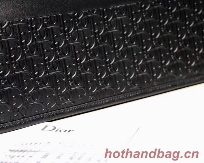 DIOR BOOK TOTE BAG IN MULTI-COLOURED CALFSKIN M1286 black