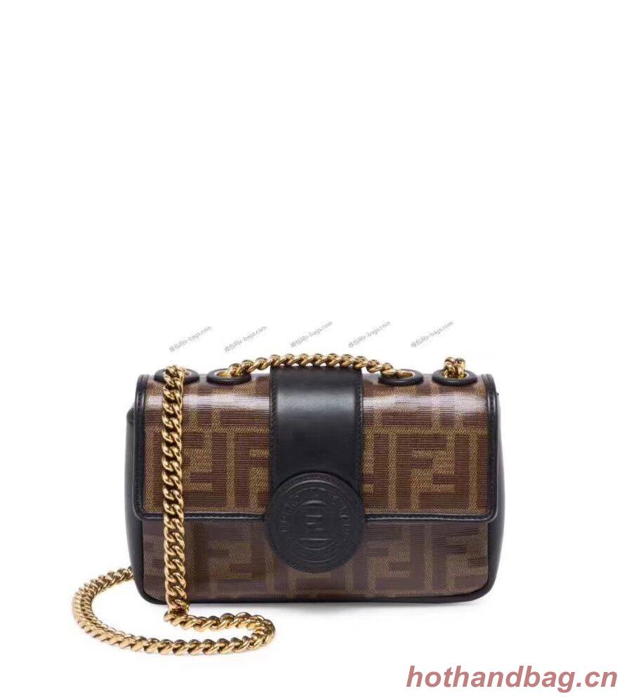 Fendi WALLET ON CHAIN 8HF836 black