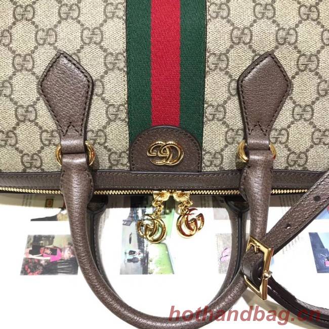 Gucci GG canvas ophidia top quality tote bag 524532 brown