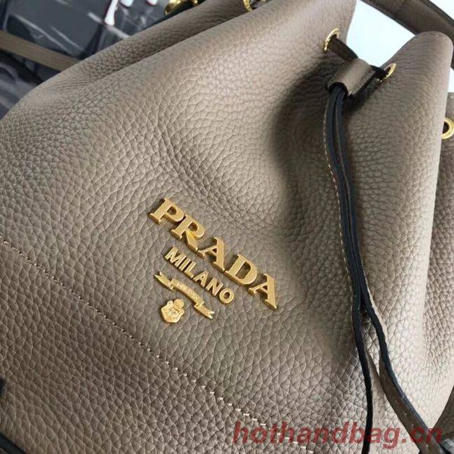 Prada Leather bucket bag 1BE018 Apricot