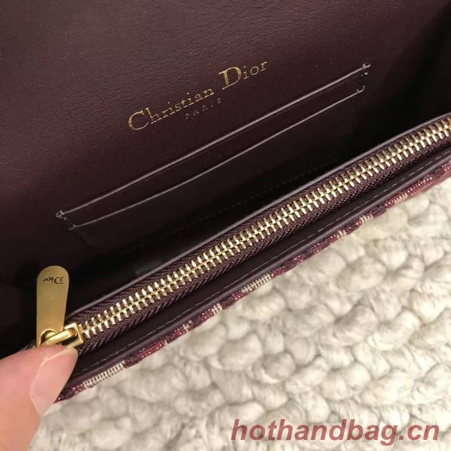 DIOR Oblique Belt Bag D26988 Wine