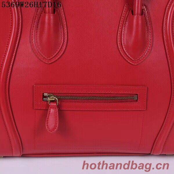 Celine Luggage Micro Tote Bag CLY5369 Red