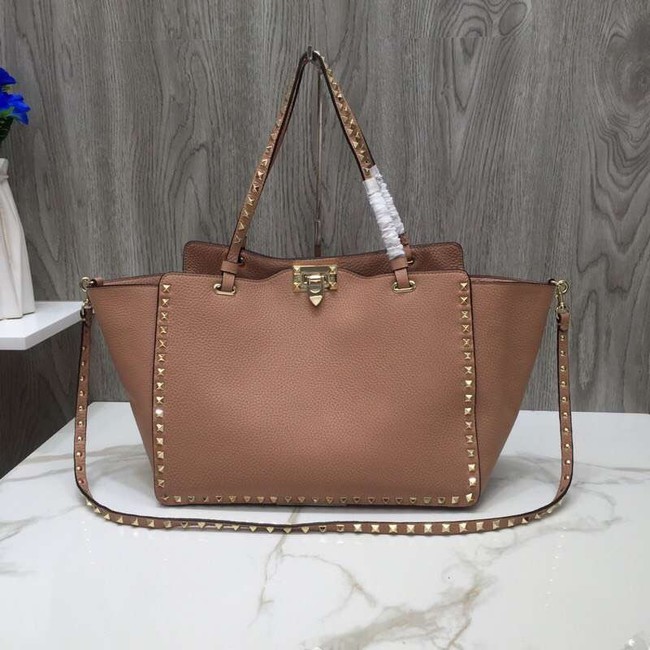 VALENTINO Rockstud large tote 0973 apricot