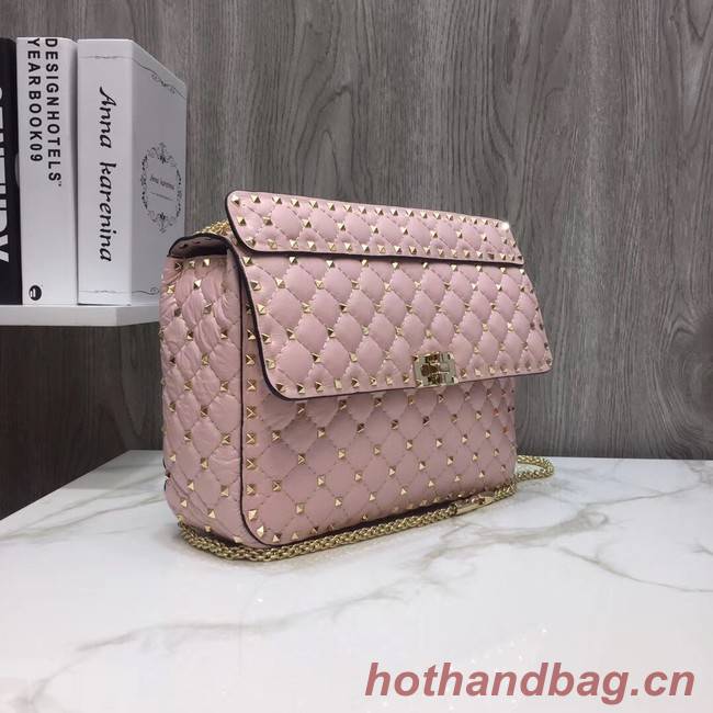 VALENTINO Quilted leather shoulder bag 96593 pink