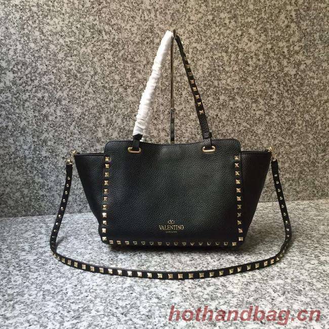 VALENTINO Rockstud medium tote 0972 black