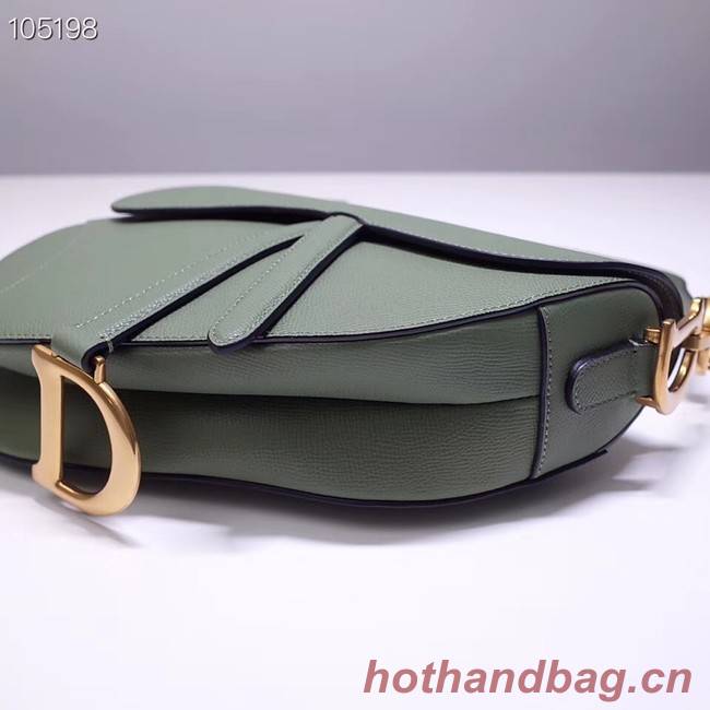 Dior SADDLE-TAS VAN KALFSLEER M0446CW green