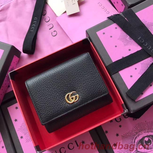 Gucci GG Marmont card case 474746 black