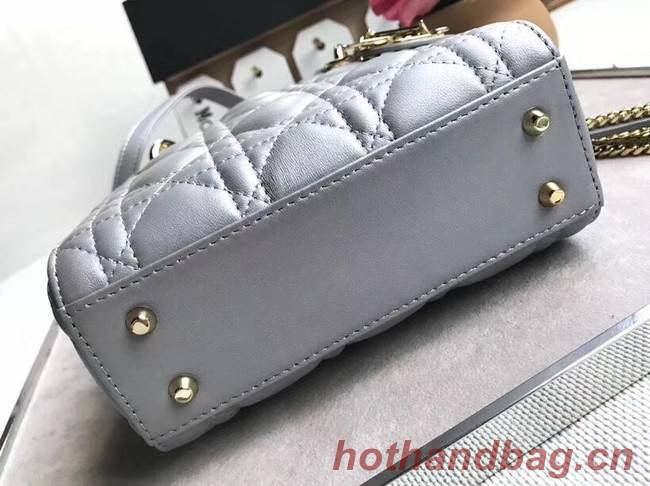 MINI LADY DIOR-TAS VAN LAMSLEER M15P grey