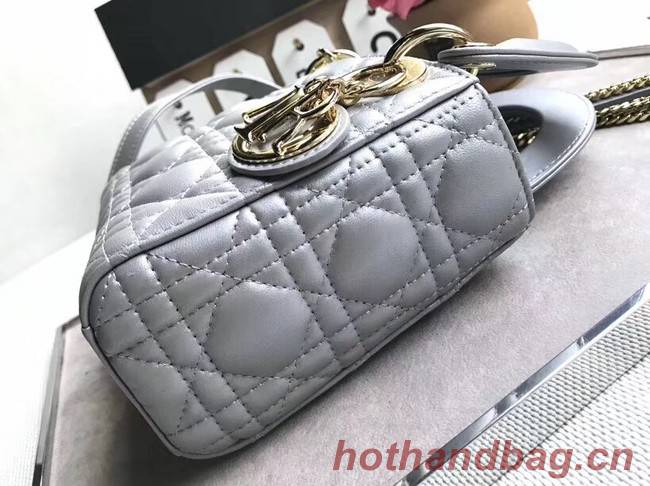 MINI LADY DIOR-TAS VAN LAMSLEER M15P grey