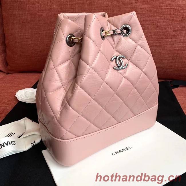 Cchanel gabrielle backpack A94501 light pink