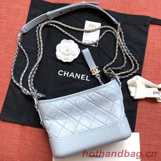 Chanel gabrielle small hobo bag A91810 light blue