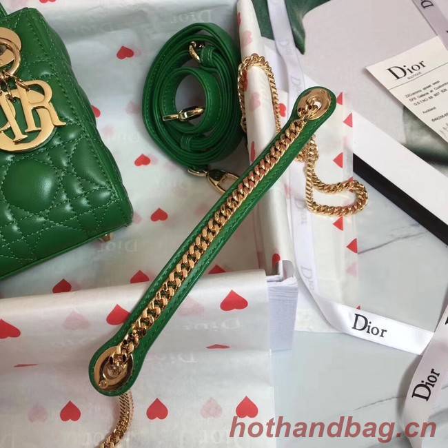 MINI LADY DIOR-TAS VAN LAMSLEER CAL44500 green