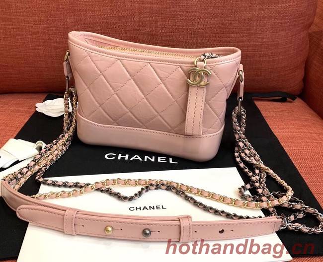 chanel gabrielle small hobo bag A91810 light pink