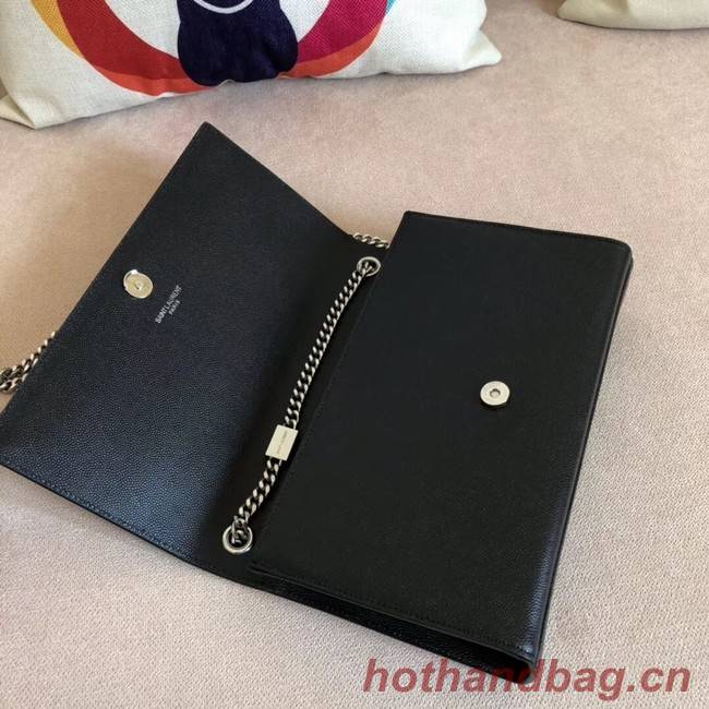 SAINT LAURENT Kate Monogram leather shoulder bag 87613 black