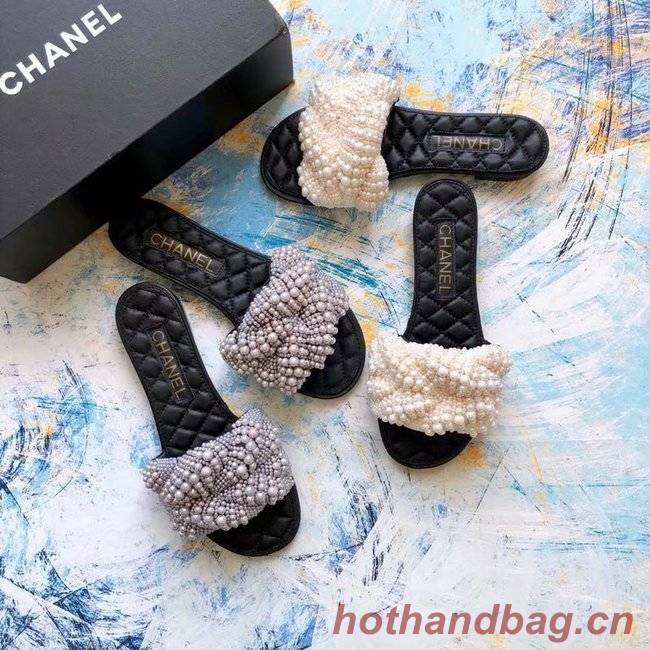 Chanel Pearl slippers CH2479XXC-2