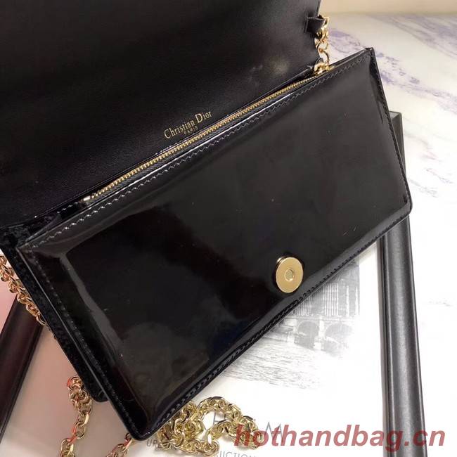 LADY DIOR CALFSKIN WALLET M9001 black