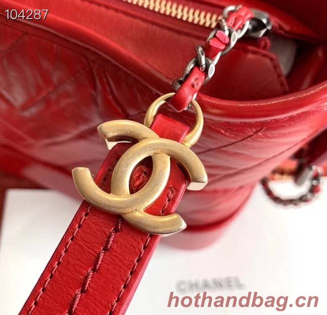 Chanel gabrielle small hobo bag A91810 red