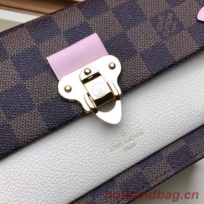 Louis Vuitton original VAVIN CHAIN WALLET N60237 Creme