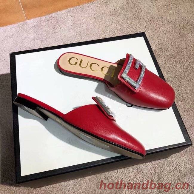 Gucci slide with crystal G GG1472BL-2