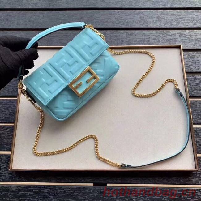 FENDI BAGUETTE Mini Shoulder Bag 8BS017 light blue