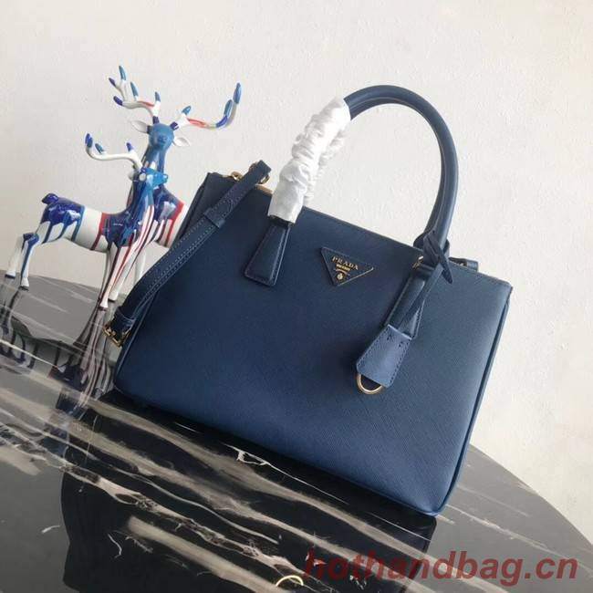 Prada Saffiano original Leather Tote Bag 1BA1801 blue