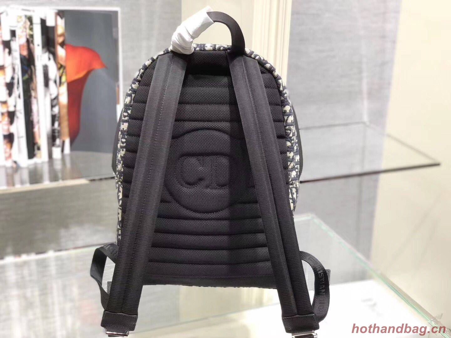 Dior Canvas Backpack Bag M04421 Black