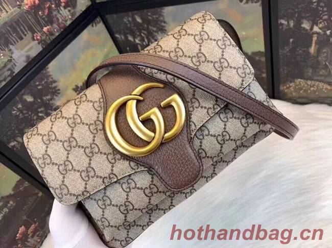 Gucci Ophidia GG Supreme small shoulder bag 550129 brown