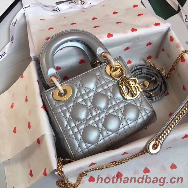 MINI LADY DIOR-TAS VAN LAMSLEER M15P grey