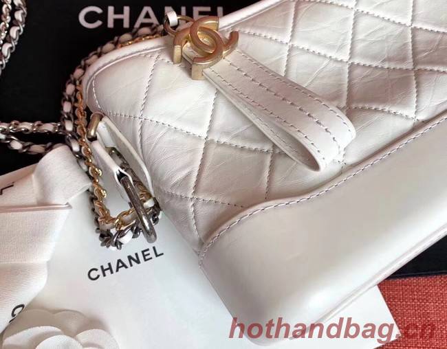 Chanel gabrielle small hobo bag A91810 white