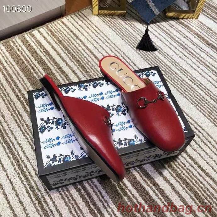 Gucci Princetown leather slipper GG1500BL-3