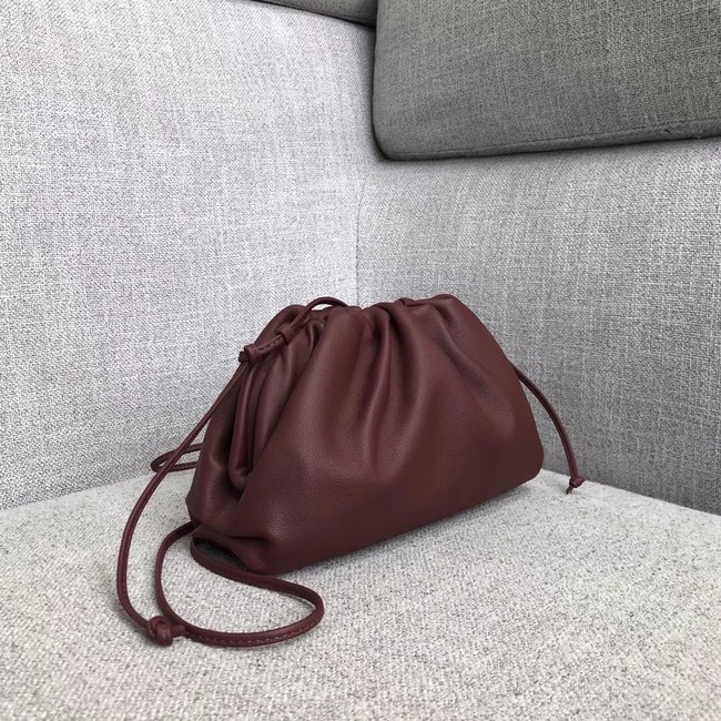 Bottega Veneta Sheepskin Handble Bag Shoulder Bag 1189 Crimson