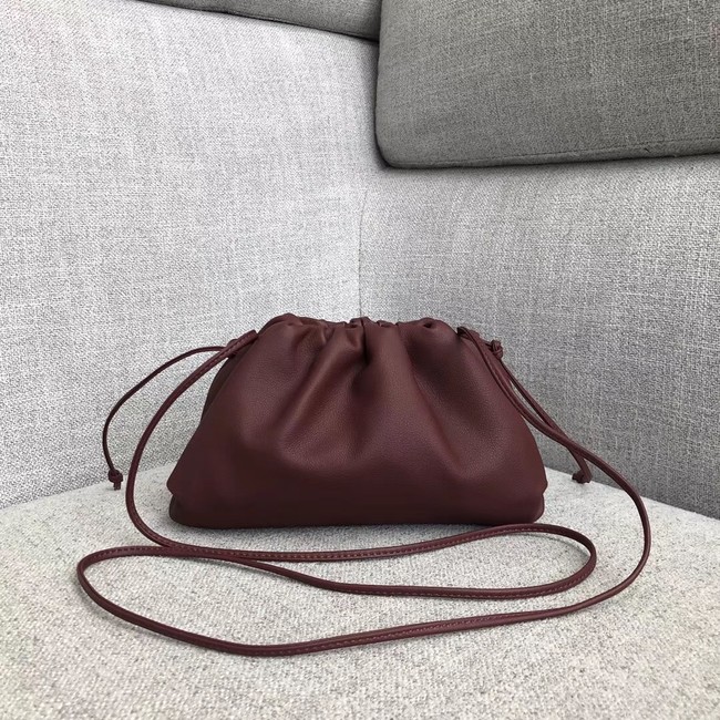 Bottega Veneta Sheepskin Handble Bag Shoulder Bag 1189 Crimson