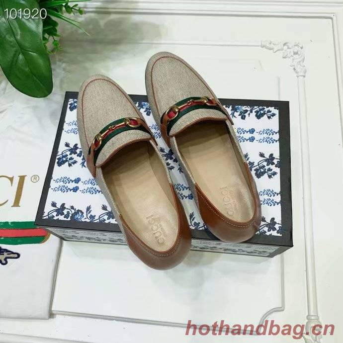 Gucci Womens Horsebit loafer with Web GG1521BL-1