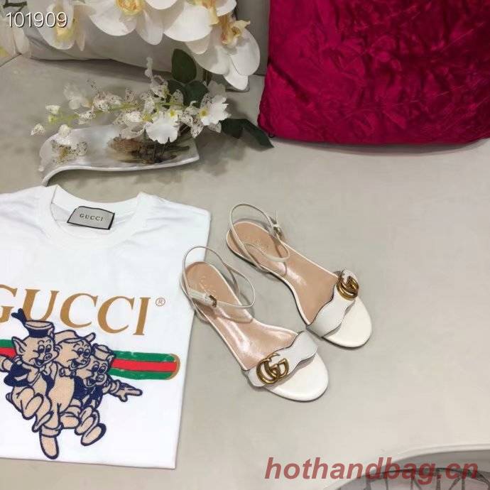 Gucci Leather Double G sandal GG1533BL-2