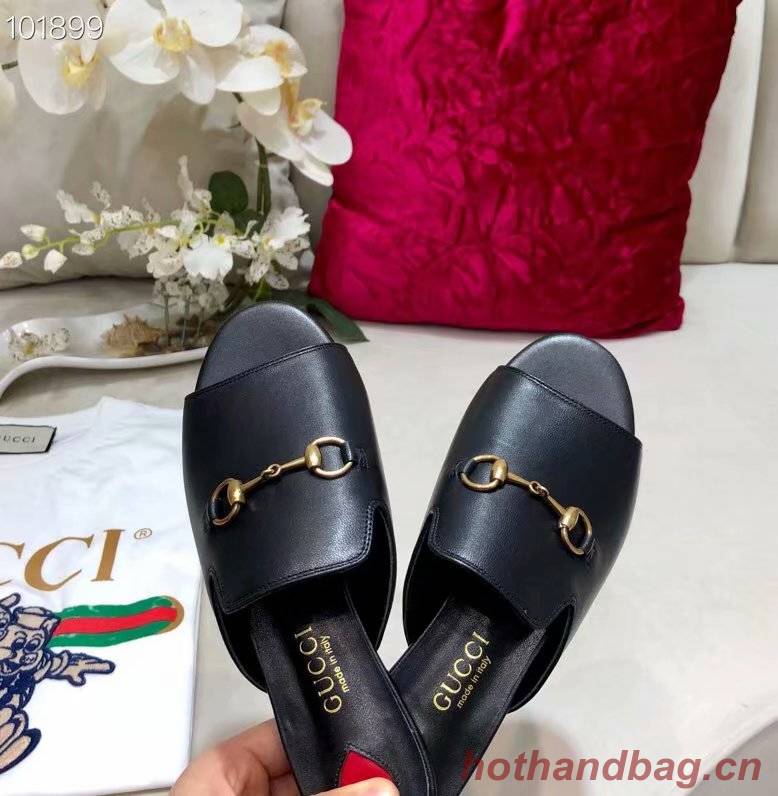 Gucci Leather slipper GG1535BL-2