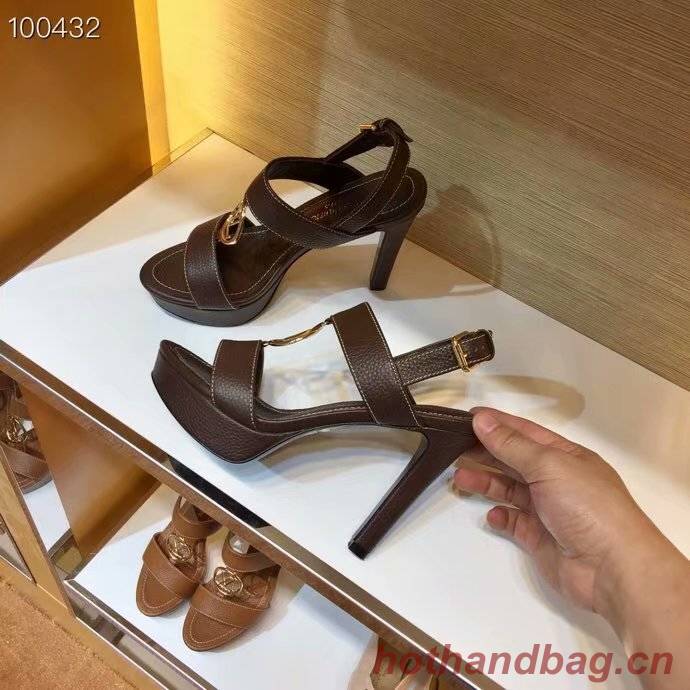 Louis Vuitton lady leather Sandals LV955SY-2 10CM height