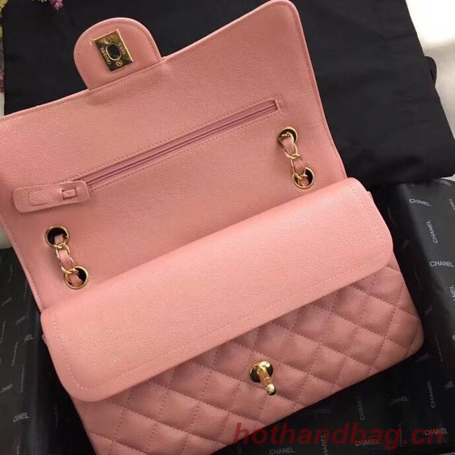 Chanel Calfskin & Gold-Tone Metal A01112 pink