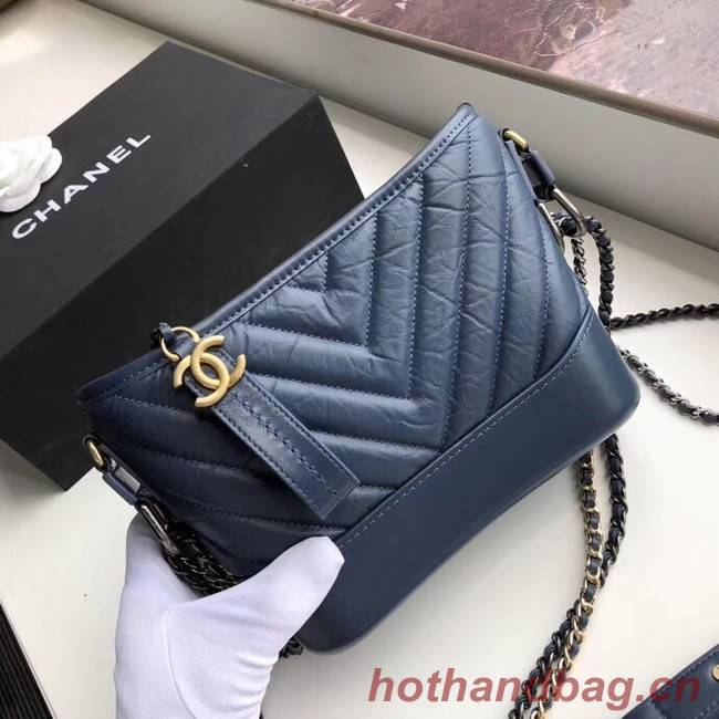 Chanel gabrielle small hobo bag A91810 blue