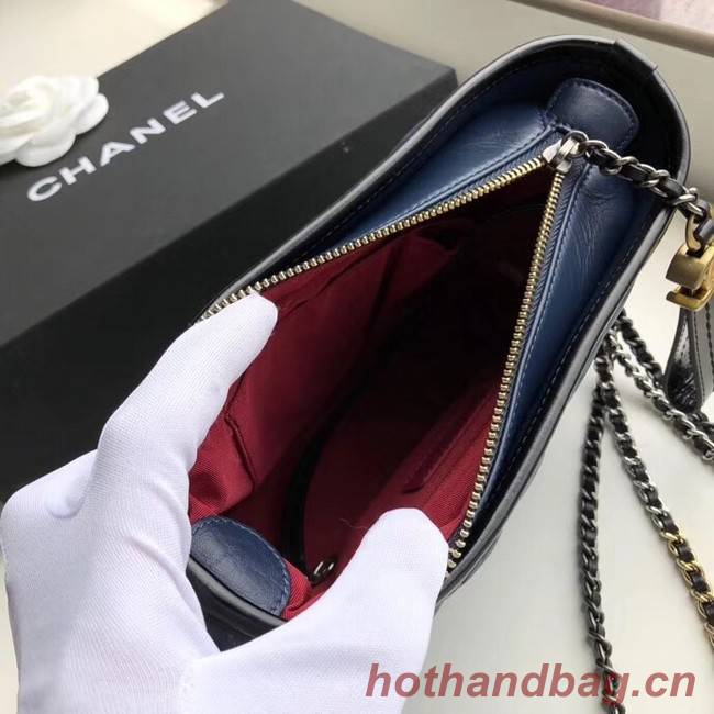 Chanel gabrielle small hobo bag A91810 blue&black