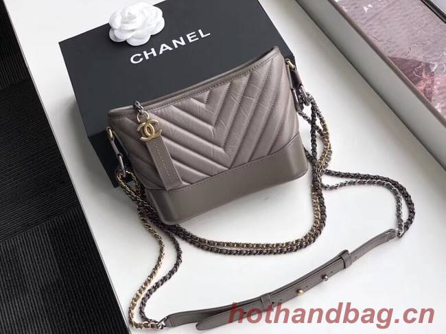 Chanel gabrielle small hobo bag A91810 grey