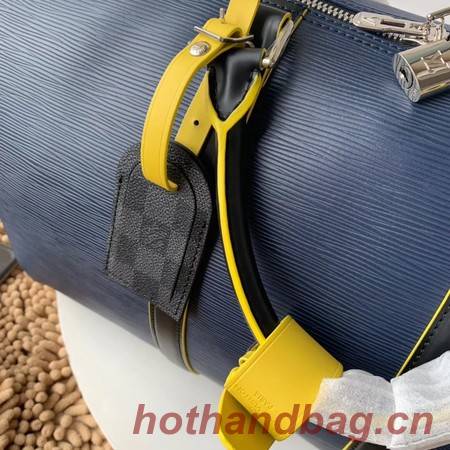 Louis vuitton original KEEPALL BANDOULIERE 50 M55149 blue