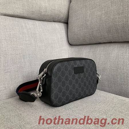 Gucci Canvas Messenger Bag 574886 black