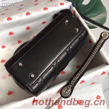 MINI LADY DIOR-TAS VAN LAMSLEER CAL44500 black