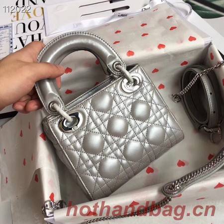 MINI LADY DIOR-TAS VAN LAMSLEER M15P grey