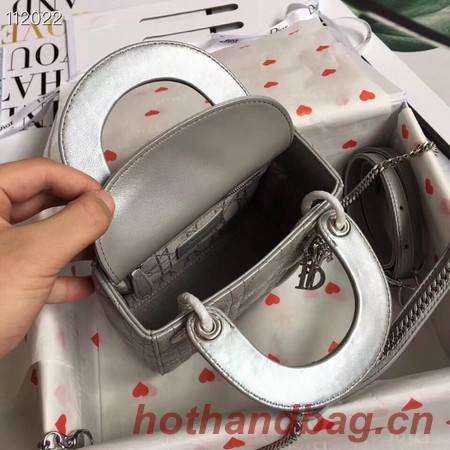 MINI LADY DIOR-TAS VAN LAMSLEER M15P grey