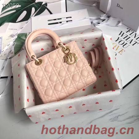 LADY DIOR LAMBSKIN BAG CAL44550 pink