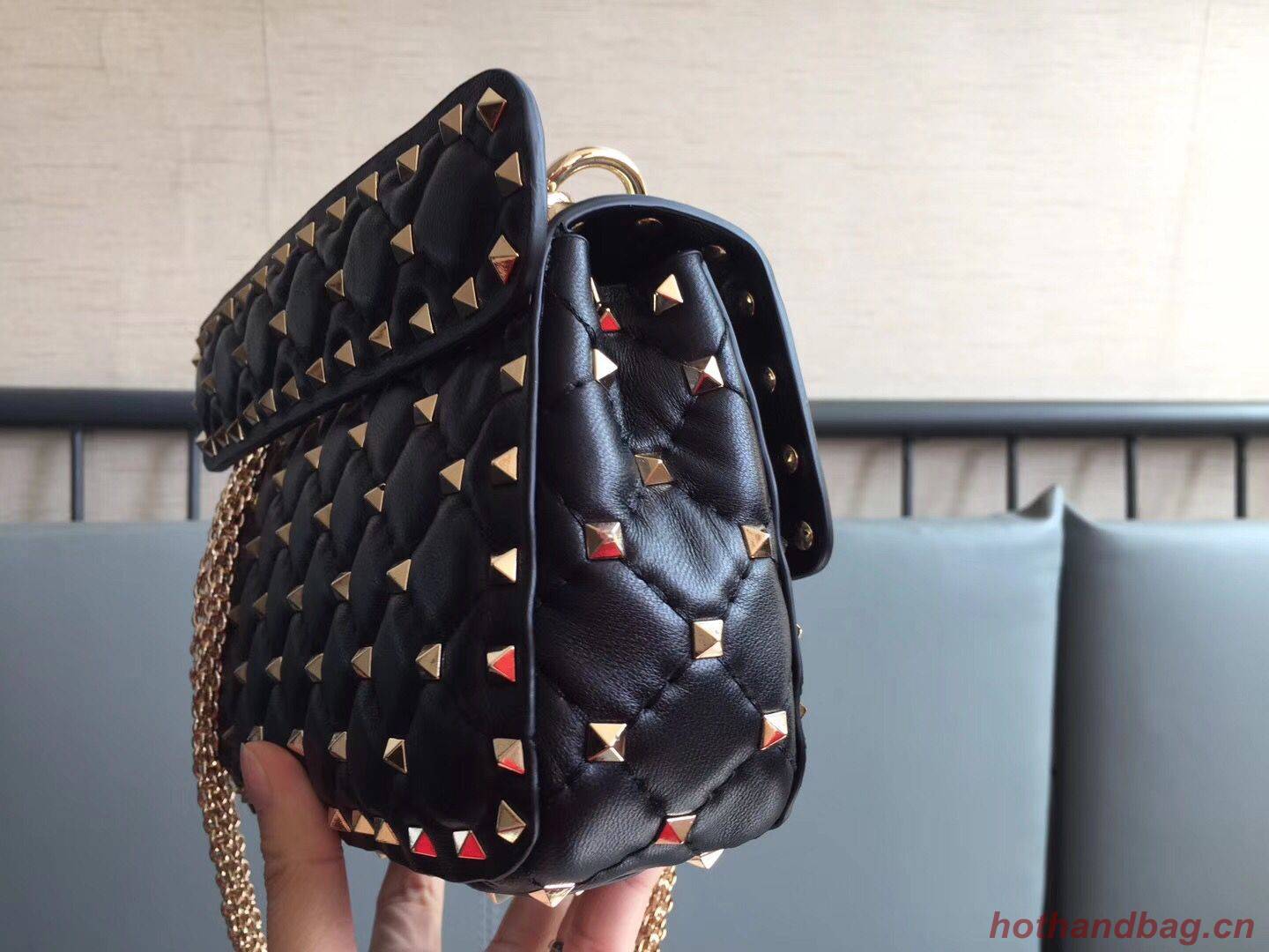 VALENTINO leather bag 0051 black