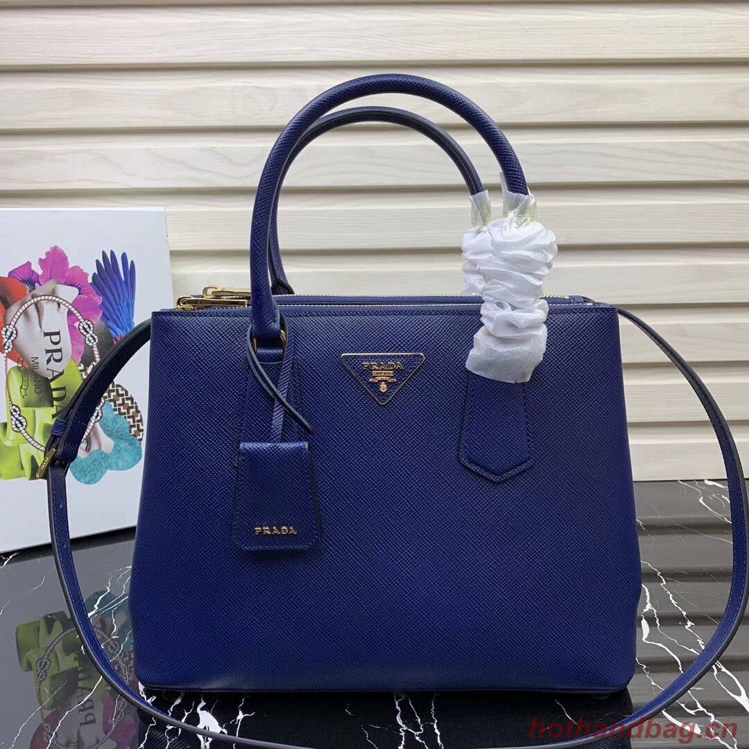 Prada Galleria Saffiano Leather Bag 1BA232 Blue