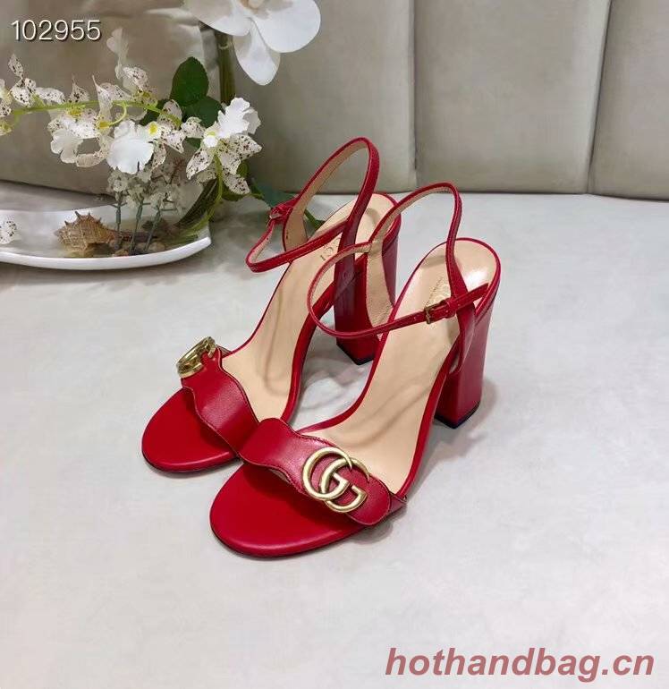 Gucci 10CM High Heels Shoes GG1559BL-4